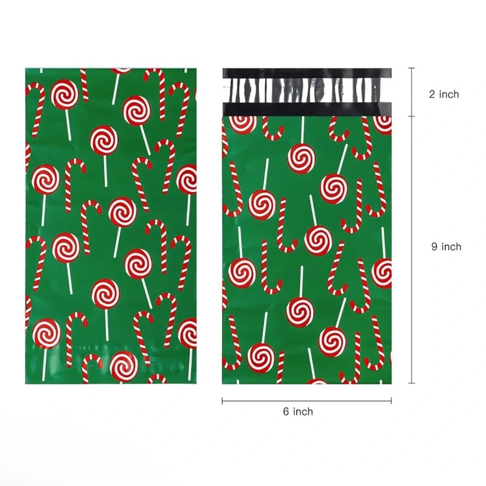 Holiday Assorted 6x9 Polymailers – 25 Pack‎
